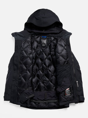 BURTON [ak] Swash Down Insulated Gore-Tex 2L Jacket 2027 - True Black