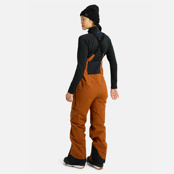 BURTON [ak] Women's Gore-Tex 2L Kimmy Bib Pant 2026 - Chestnut Brown *PRE-ORDER