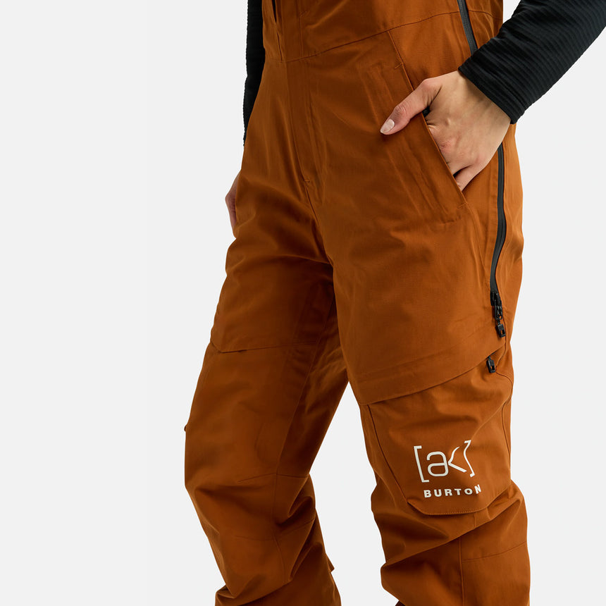 BURTON [ak] Women's Gore-Tex 2L Kimmy Bib Pant 2026 - Chestnut Brown