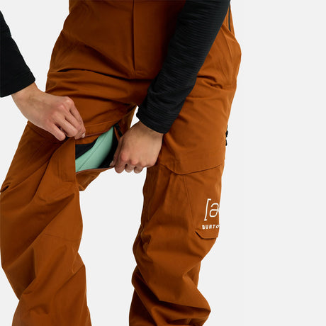 BURTON [ak] Women's Gore-Tex 2L Kimmy Bib Pant 2026 - Chestnut Brown