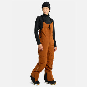 BURTON [ak] Women's Gore-Tex 2L Kimmy Bib Pant 2026 - Chestnut Brown