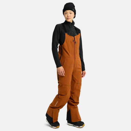 BURTON [ak] Women's Gore-Tex 2L Kimmy Bib Pant 2026 - Chestnut Brown