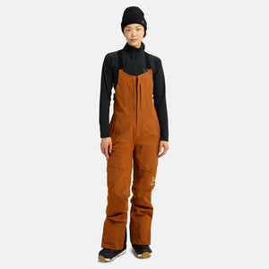 BURTON [ak] Women's Gore-Tex 2L Kimmy Bib Pant 2026 - Chestnut Brown