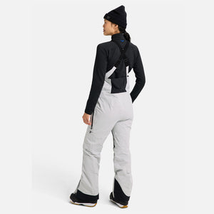 BURTON [ak] Women's Gore-Tex 2L Kimmy Bib Pant 2026 - Gray Cloud