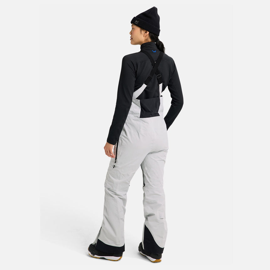 BURTON [ak] Women's Gore-Tex 2L Kimmy Bib Pant 2026 - Gray Cloud