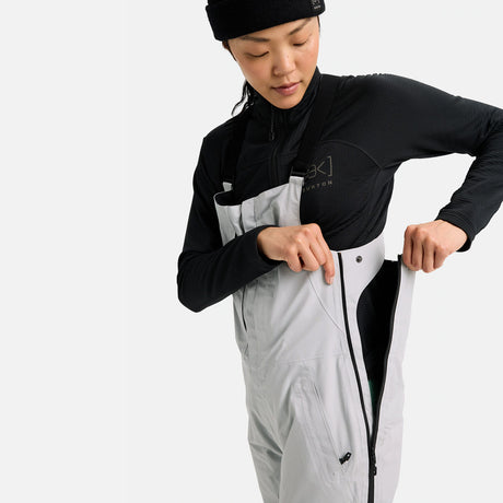BURTON [ak] Women's Gore-Tex 2L Kimmy Bib Pant 2026 - Gray Cloud
