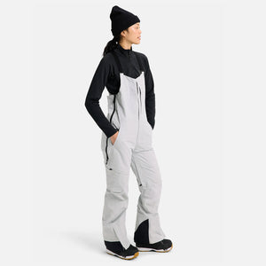 BURTON [ak] Women's Gore-Tex 2L Kimmy Bib Pant 2026 - Gray Cloud