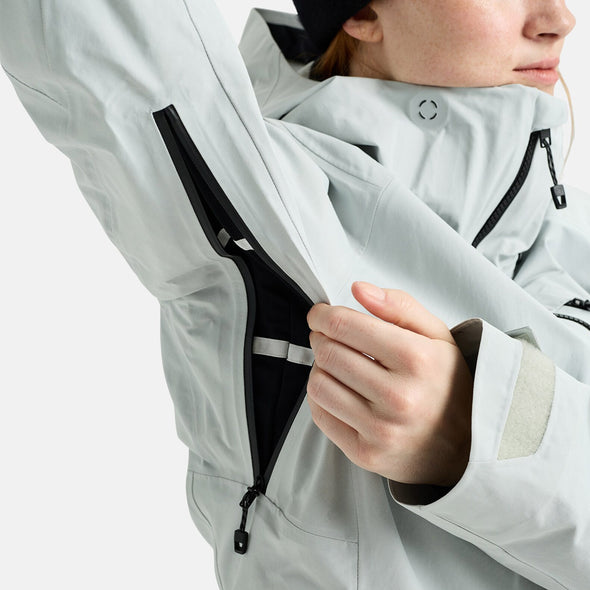 BURTON [ak] Women's Gore-Tex 2L Upshift Jacket 2026 - Gray Cloud *PRE-ORDER