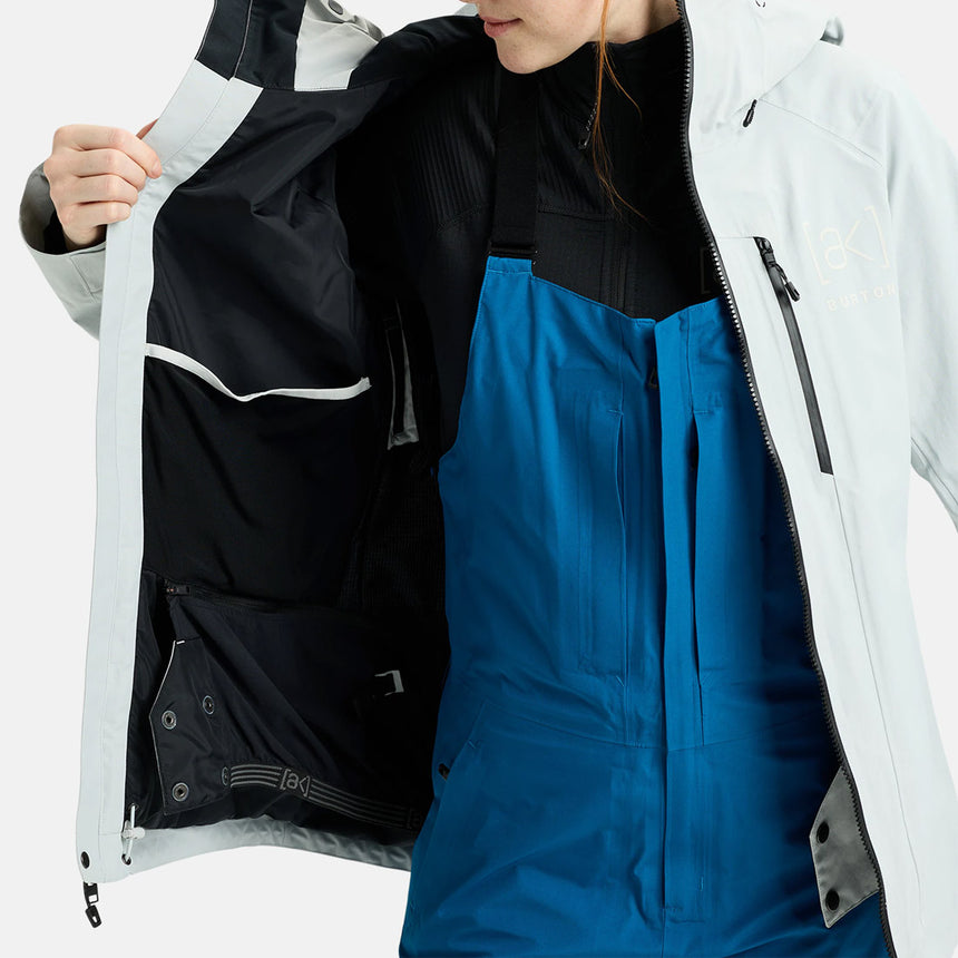 BURTON [ak] Women's Gore-Tex 2L Upshift Jacket 2026 - Gray Cloud