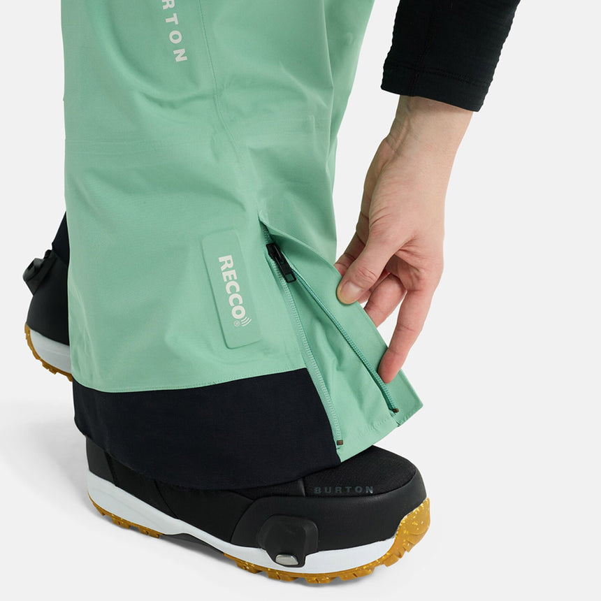 BURTON [ak] Women's Gore-Tex 3L Kimmy Bib Pant 2026 - Soft Sage