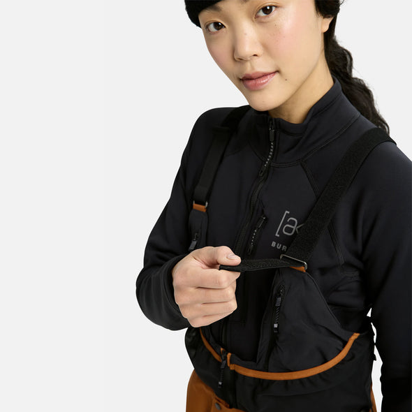 BURTON [ak] Women's Gore-Tex Pro 3L Acamar Bib Pant 2026 - Chestnut Brown *PRE-ORDER