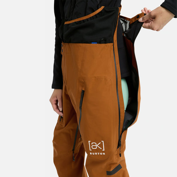 BURTON [ak] Women's Gore-Tex Pro 3L Acamar Bib Pant 2026 - Chestnut Brown *PRE-ORDER