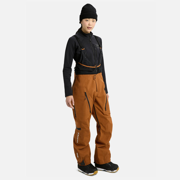 BURTON [ak] Women's Gore-Tex Pro 3L Acamar Bib Pant 2026 - Chestnut Brown *PRE-ORDER