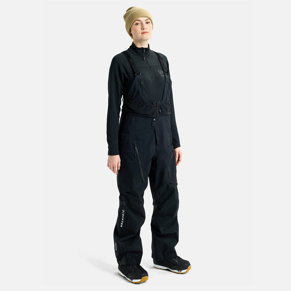 BURTON [ak] Women's Gore-Tex Pro 3L Acamar Bib Pant 2026 - True Black *PRE-ORDER