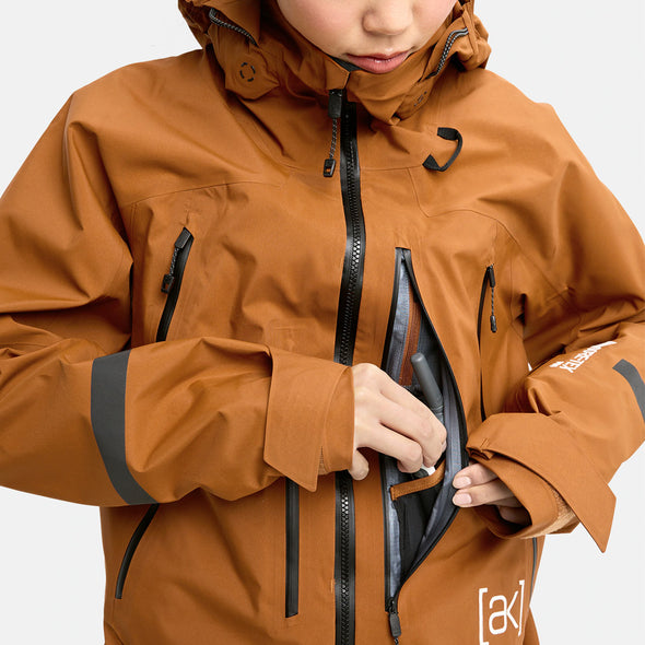 BURTON [ak] Women's Gore-Tex Pro 3L Acamar Jacket 2026 - Chestnut Brown *PRE-ORDER
