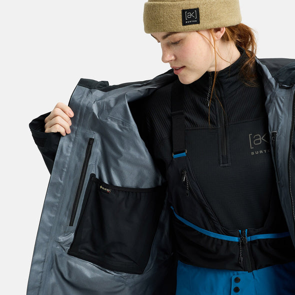 BURTON [ak] Women's Gore-Tex Pro 3L Acamar Jacket 2026 - True Black *PRE-ORDER