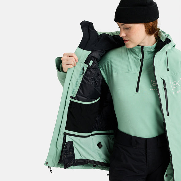 BURTON [ak] Women's Gore-Tex 2L Flare Down Jacket 2026 - Soft Sage *PRE-ORDER