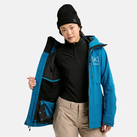 BURTON [ak] Women's Gore-Tex 2L Upshift Jacket 2026 - Blue Teal