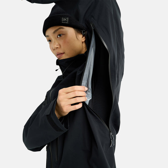 BURTON [ak] Women's Gore-Tex C-Knit 3L Tuvak Jacket 2026 - True Black *PRE-ORDER