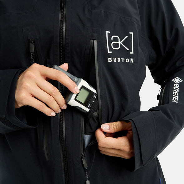 BURTON [ak] Women's Gore-Tex C-Knit 3L Tuvak Jacket 2026 - True Black *PRE-ORDER