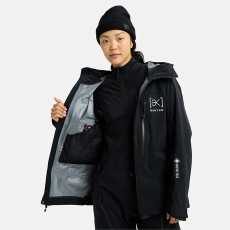BURTON [ak] Women's Gore-Tex C-Knit 3L Tuvak Jacket 2026 - True Black