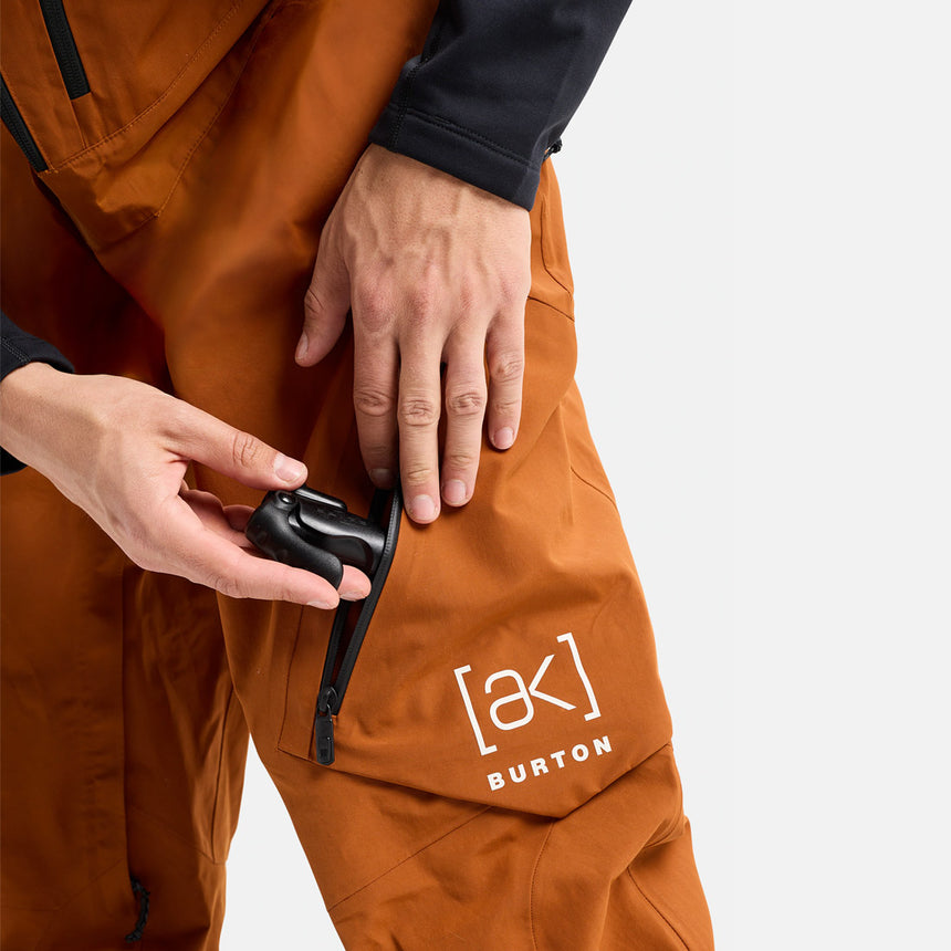 BURTON [ak] Gore-Tex 2L Cyclic Bib Pant 2026 - Chestnut Brown