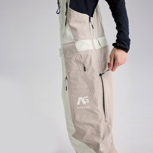 BURTON Analog AG Gore-Tex 3L Hardpack Bib Pant 2026 - Bone White/Stone Grey *PRE-ORDER