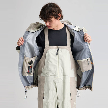 BURTON Analog AG Gore-Tex 3L Hardpack Jacket 2026 - Bone White/Stone Grey