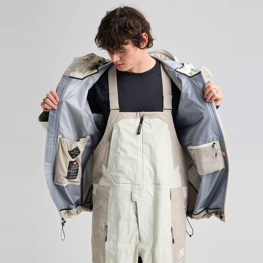 BURTON Analog AG Gore-Tex 3L Hardpack Jacket 2026 - Bone White/Stone Grey