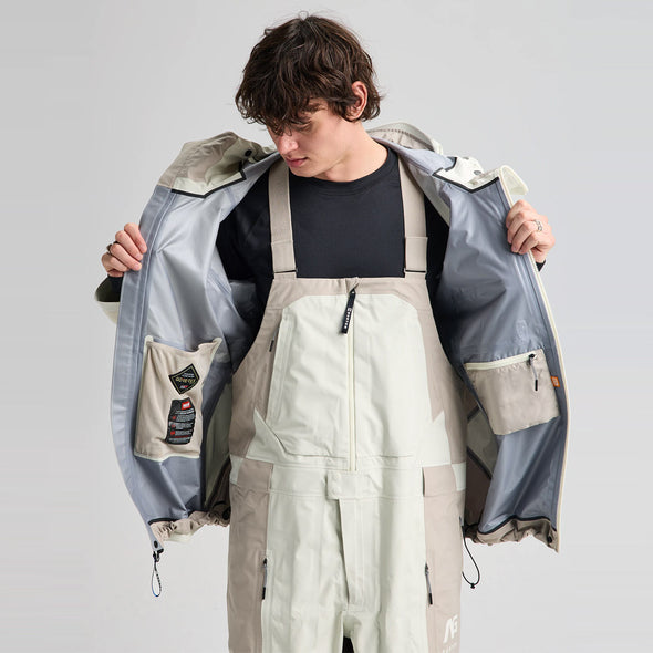 BURTON Analog AG Gore-Tex 3L Hardpack Jacket 2026 - Bone White/Stone Grey *PRE-ORDER