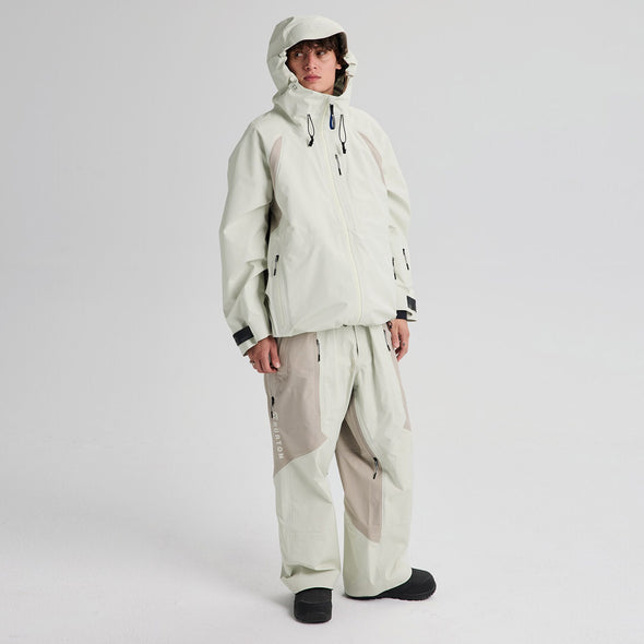 BURTON Analog AG Gore-Tex 3L Hardpack Jacket 2026 - Bone White/Stone Grey *PRE-ORDER