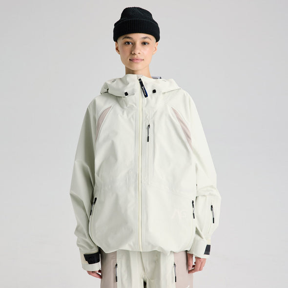 BURTON Analog AG Gore-Tex 3L Hardpack Jacket 2026 - Bone White/Stone Grey *PRE-ORDER