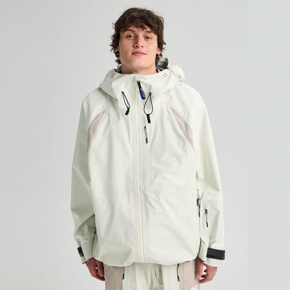 BURTON Analog AG Gore-Tex 3L Hardpack Jacket 2026 - Bone White/Stone Grey *PRE-ORDER