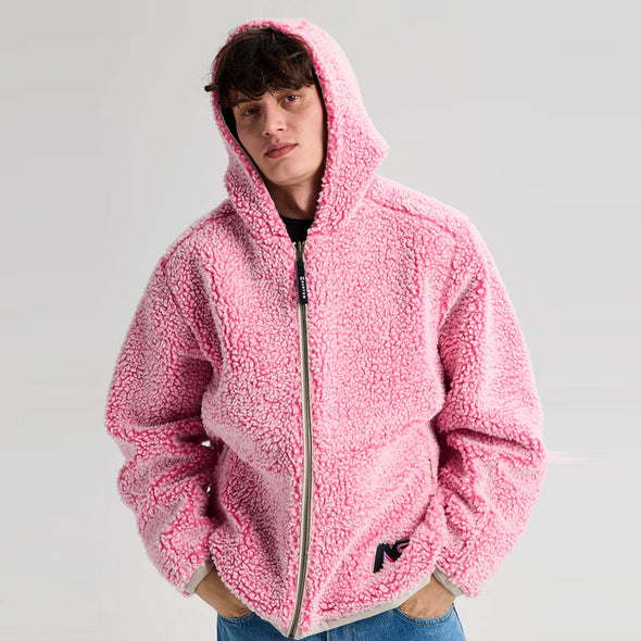 BURTON Analog AG Speakout Crewneck Jacket 2026 - Stone Grey/Plush Pink *PRE-ORDER