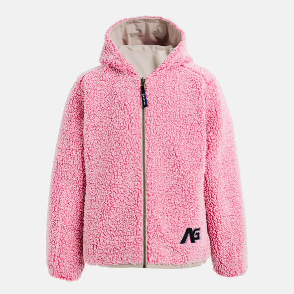 BURTON Analog AG Speakout Crewneck Jacket 2026 - Stone Grey/Plush Pink *PRE-ORDER