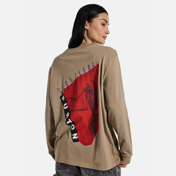 BURTON Carnivore Long Sleeve Tee - Summit Taupe