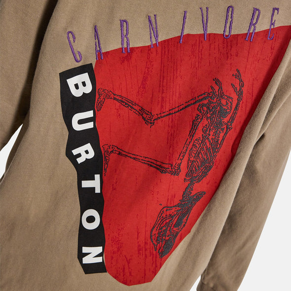 BURTON Carnivore Long Sleeve Tee - Summit Taupe