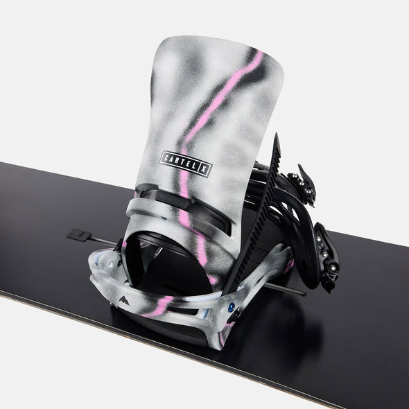 BURTON Cartel X Bindings 2025 - Gray/Pink