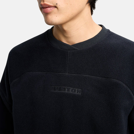 BURTON Cinder Fleece Crew - True Black