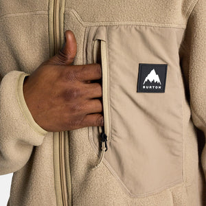 BURTON Cinder Fleece Full Zip - Summit Taupe