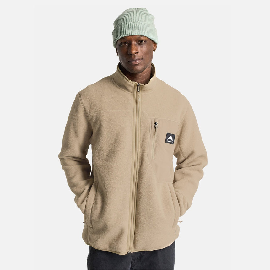 BURTON Cinder Fleece Full Zip - Summit Taupe