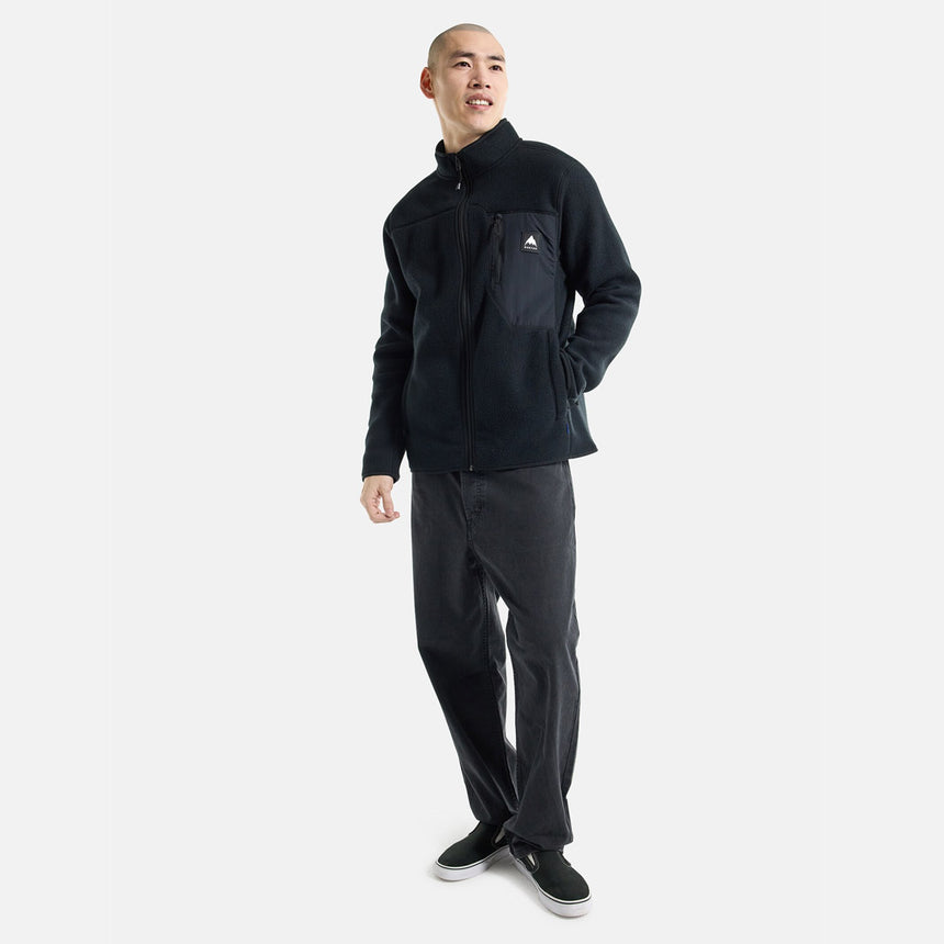 BURTON Cinder Fleece Full Zip - True Black
