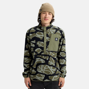 BURTON Cinder Fleece Pullover - Graffiti Camo