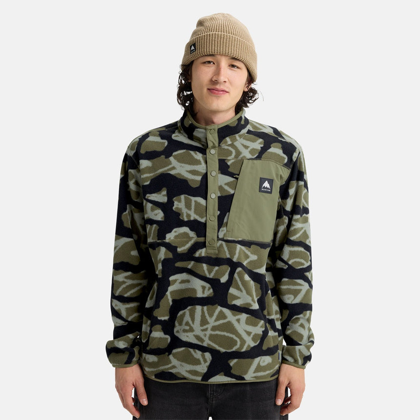 BURTON Cinder Fleece Pullover - Graffiti Camo