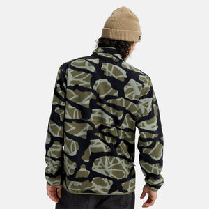 BURTON Cinder Fleece Pullover - Graffiti Camo