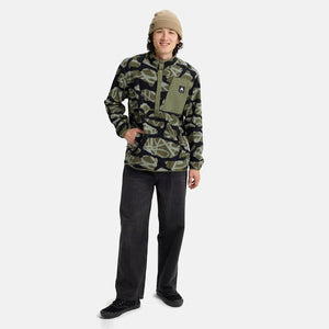 BURTON Cinder Fleece Pullover - Graffiti Camo
