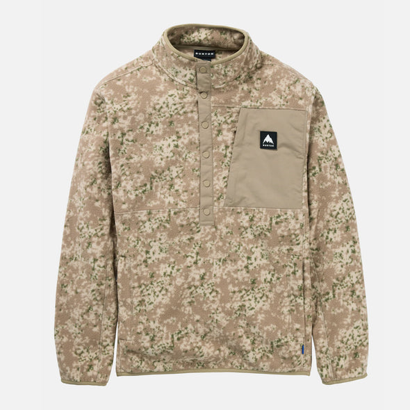 BURTON Cinder Fleece Pullover - Snowfall Camo