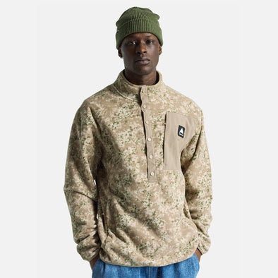 BURTON Cinder Fleece Pullover - Snowfall Camo