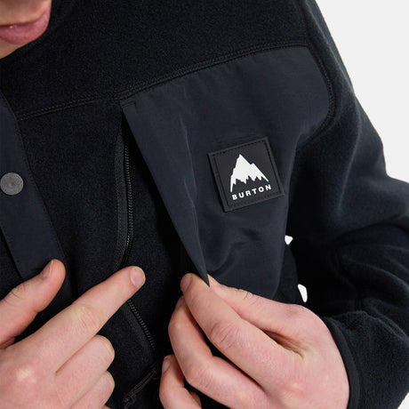 BURTON Cinder Fleece Pullover - True Black