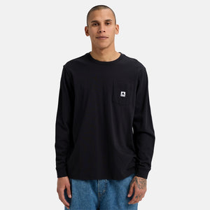 BURTON Colfax Long Sleeve Tee - True Black